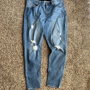 LuLaRoe skinny jeans medium distressed